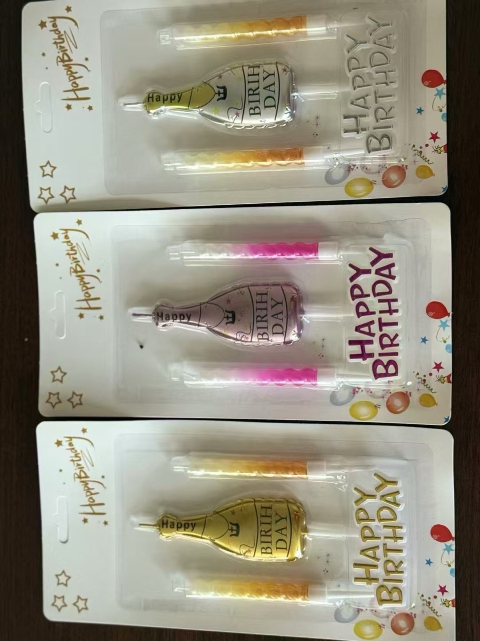 Wholesale shaped birthday candles